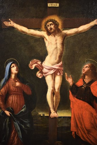 " Crocefissione" di Cristo, la Vergine e S. Giovanni